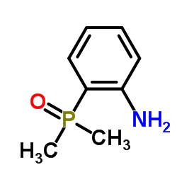 2-(二甲基亚膦酰基)苯胺结构式