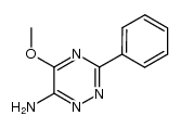 5-methoxy-3-phenyl-1,2,4-triazin-6-amine Structure