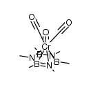 η6-[(Me6B3N3)Cr(CO)3]结构式