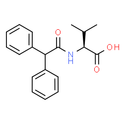 N-(Diphenylacetyl)-L-valine Structure