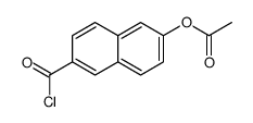 (6-carbonochloridoylnaphthalen-2-yl) acetate结构式