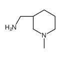(S)-1-甲基-3-氨基甲基-哌啶结构式