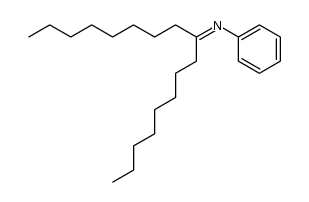 N-(heptadecan-9-ylidene)aniline Structure