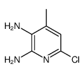 6-chloro-4-methylpyridine-2,3-diamine Structure