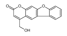4-(hydroxymethyl)-[1]benzofuro[3,2-g]chromen-2-one Structure