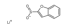 lithium benzo[b]furan-2-sulfinate Structure
