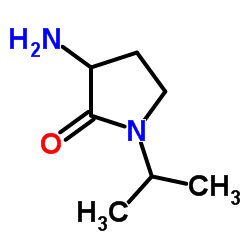 3-氨基-1-异丙基吡咯烷-2-酮结构式