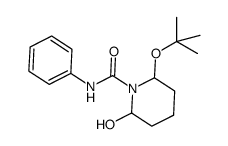 2-tert-butoxy-6-hydroxy-N-phenylpiperidine-1-carboxamide Structure