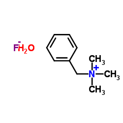 苄基三甲基氟化铵一水化合物结构式