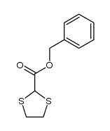 2-benzyloxycarbonyl-1,3-dithiolane结构式