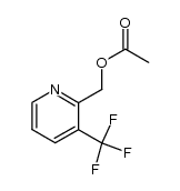 (3-(trifluoromethyl)pyridin-2-yl)methyl acetate结构式