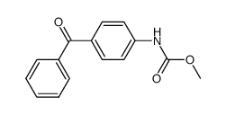 Methyl N-(4-benzoylphenyl)carbamate结构式
