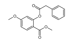methyl 4-methoxy-2-(2-phenylacetoxy)benzoate结构式