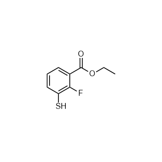 Ethyl 2-fluoro-3-mercaptobenzoate Structure