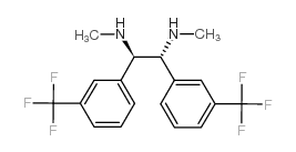 (1R,2R)-N1,N2-二甲基-1,2-双(3-(三氟甲基)苯基)乙-1,2-二胺结构式