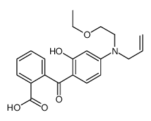 2-[4-[2-ethoxyethyl(prop-2-enyl)amino]-2-hydroxybenzoyl]benzoic acid结构式
