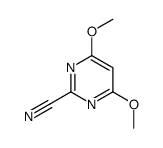 4,6-dimethoxypyrimidine-2-carbonitrile Structure