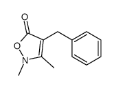 4-benzyl-2,3-dimethyl-1,2-oxazol-5-one Structure