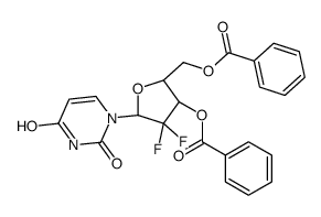 1'-表 2',2'-二氟-2'-脱氧尿苷3',5'-二苯甲酸酯结构式