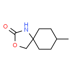 8-Methyl-3-oxa-1-azaspiro[4.5]decan-2-one Structure