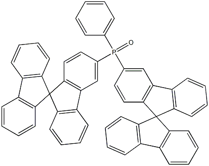 Bis(9,9-spirobifluorene-3-yl)-phenylphosphane oxide Structure