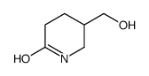5-(Hydroxymethyl)-2-piperidinone Structure