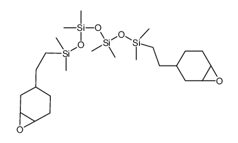 (1,7-bis(1,2-epoxycyclohexyl-4-ethyl))-1,1,3,3,5,5,7,7-octamethyltetrasiloxane Structure