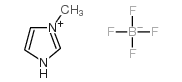 1-甲基-1H-咪唑-3-鎓四氟硼酸盐结构式