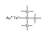 gold(I) tris(trimethylsilyl)silane telluride结构式