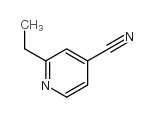 4-氰基-2-乙基吡啶结构式