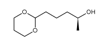(4S)-1-(1,3-dioxan-2-yl)pentan-4-ol Structure