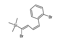 (Z,Z)-1-bromo-4-(2-bromophenyl)-1-trimethylsilyl-1,3-butadiene Structure