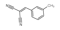 2-(3-甲基亚苄基)-丙二腈结构式