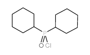 Dicyclohexylphosphinyl Chloride Structure