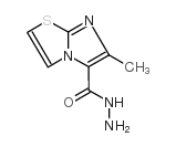 6-甲基咪唑并[2,1-B][1,3]噻唑-5-羧肼结构式