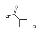 Cyclobutanecarbonyl chloride, 3-chloro-3-methyl- (8CI)结构式