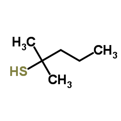 2-甲基-2-戊烷硫醇结构式