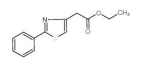 2-苯基-4-噻唑乙酸乙酯结构式