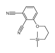 3-(3-trimethylsilylpropoxy)benzene-1,2-dicarbonitrile结构式