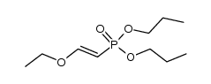 dipropyl β-ethoxyvinylphosphonate Structure