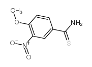 4-METHOXY-3-NITROBENZENE-1-CARBOTHIOAMIDE Structure