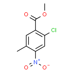 Methyl 2-chloro-5-methyl-4-nitrobenzoate Structure