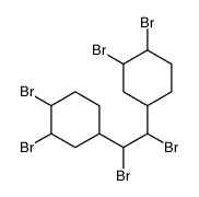 1,1'-(1,2-dibromoethane-1,2-diyl)bis[3,4-dibromocyclohexane] structure