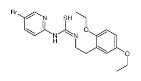 1-(5-bromopyridin-2-yl)-3-[2-(2,5-diethoxyphenyl)ethyl]thiourea Structure