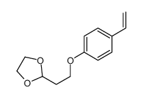 2-[2-(4-ethenylphenoxy)ethyl]-1,3-dioxolane Structure