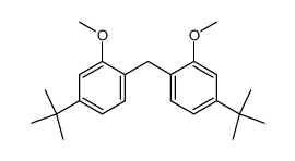 4,4'-Di-tert-butyl-2,2'-dimethoxydiphenylmethane Structure