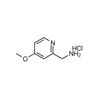 (4-甲氧基吡啶-2-基)甲胺盐酸盐结构式