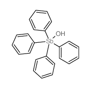Antimony,hydroxytetraphenyl- (8CI,9CI) structure