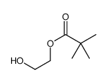 2-hydroxyethyl 2,2-dimethylpropanoate结构式