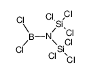 bis(trichlorosilyl)amino dichloroborane Structure